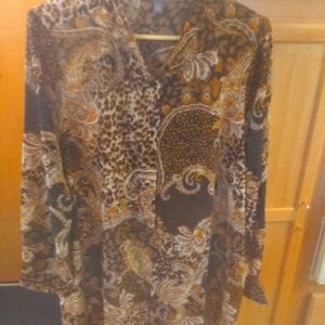 Jessica London, Brown/ Gold, size 22W